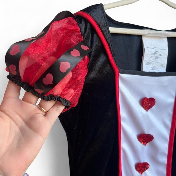 California Costumes Red and Black Heart Dress - Picture 2 of 7
